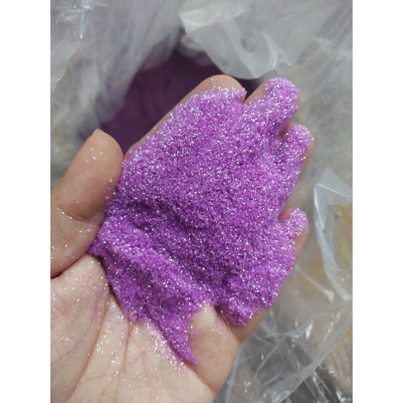 SERBUK GLITTER UNGU RAINBOW