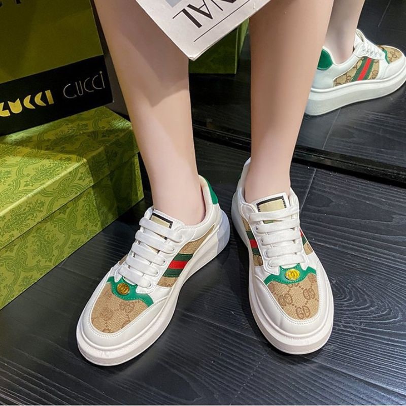 DDS12377 Sepatu Sneakers Wanita Fashion Import MonoG Ready Jakarta Bisa COD (With Box)