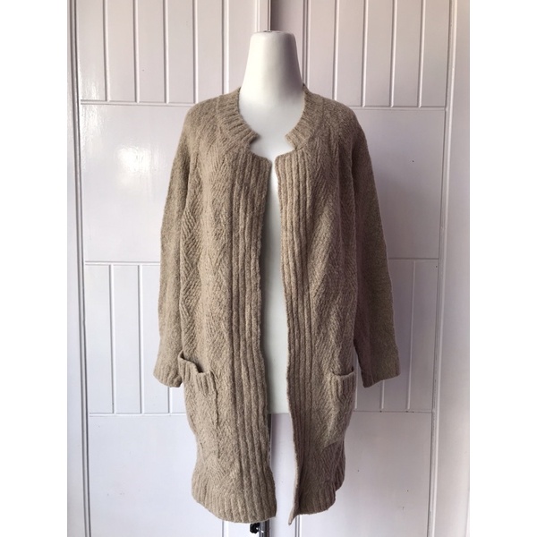 Atasan Rajut Vest Long Outer Cardigan Rajut Jumbo Premium Second Thrift-25. Wol 130up/70