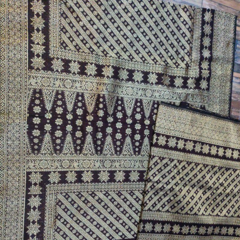 songket lepus kwalitas bahan gebeng benang berlian