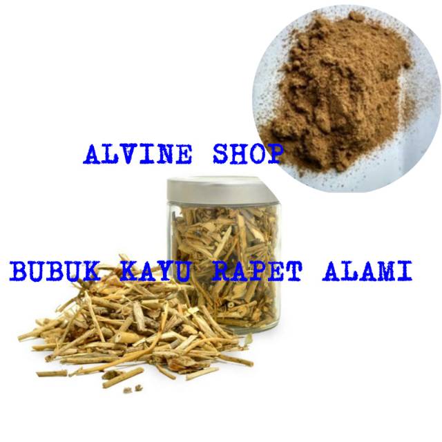 

Bubuk/Serbuk Kayu Rapet Alami 100gr