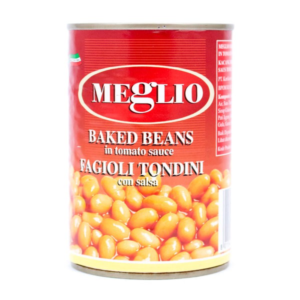 

MEGLIO BAKED BEANS IN TOMATO SAUCE 400gr kacang saus tomat