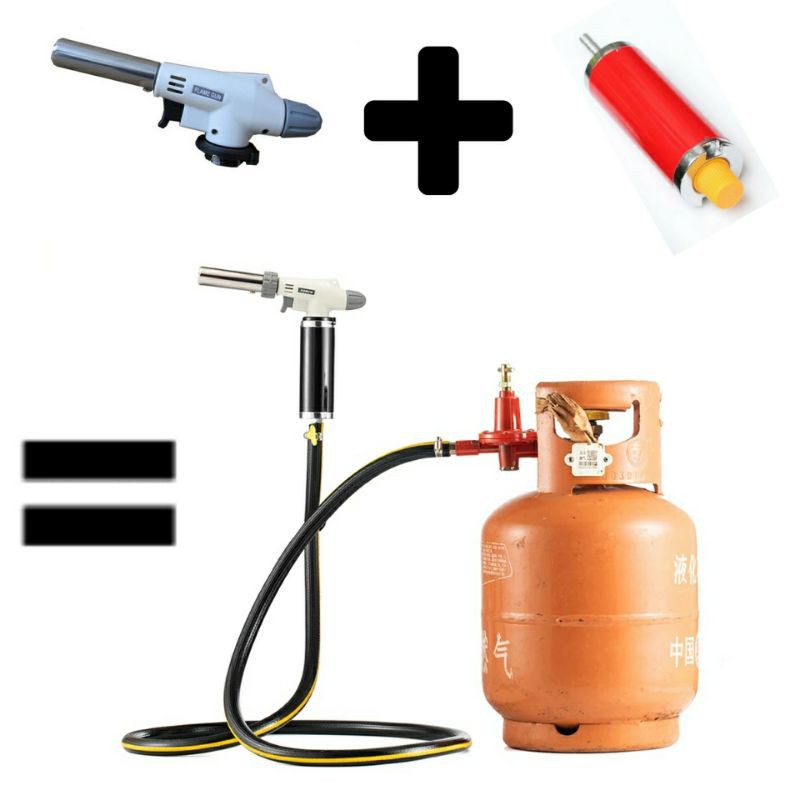 Gas torch adaptor set