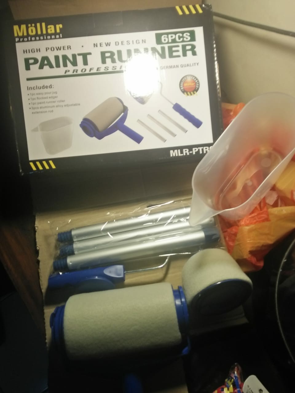 Kuas Roll Cat Dinding Rumah Paint Roller Pintal Facil Mollar