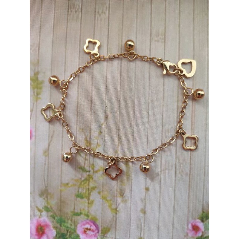 Gelang Tangan dan Kaki Titanium Gelang Cewek Import15