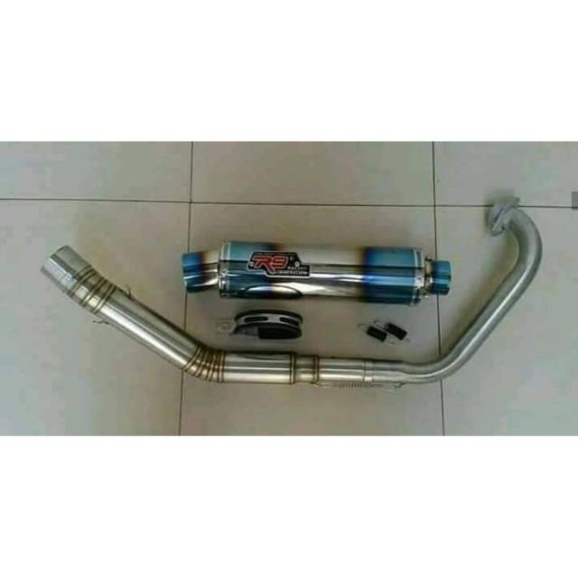 Knalpot racing R9 Mugello PNP motor vixion.fu