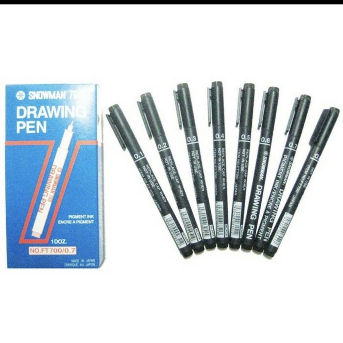 

Pendrawing- Drawing Pen Snowman 0,1/0,2/0,3/0,4/0,5/0,6/0,7/0,8 - 0,1 -Drawing-Pen.