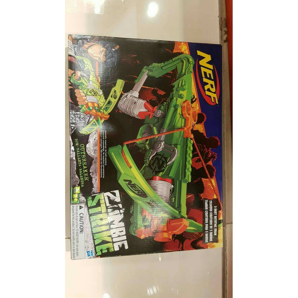 NERF ZOMBIE STRIKE OUTBREAKER BOW