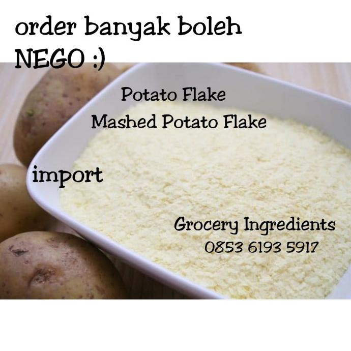 

vikriyansatyaveta5694 Potato Flakes - 1kg / Mashed Potato Flakes / Tepung Kentang TERLARIS TERPERCAYA ORIGINAL