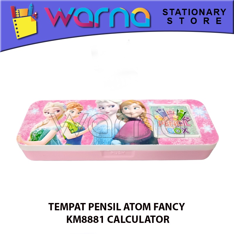 

TEMPAT PENSIL ATOM FANCY KM8881 CALCULATOR