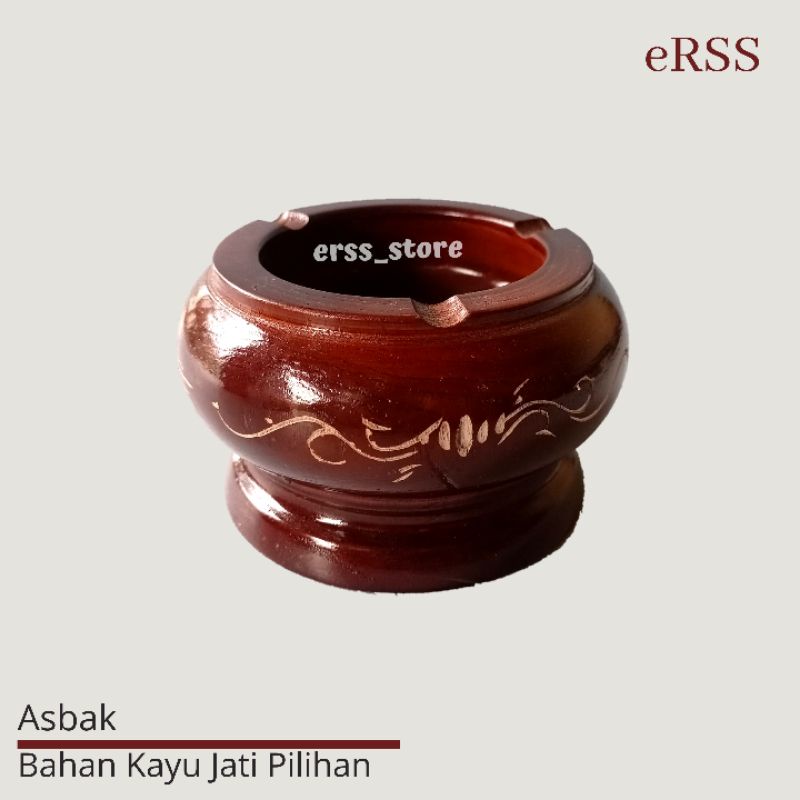 ASBAK BAHAN KAYU JATI TUA (1)