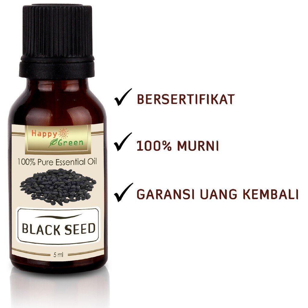 Happy Green Black Seed Essential Oil  - Minyak Essential Habbatussauda