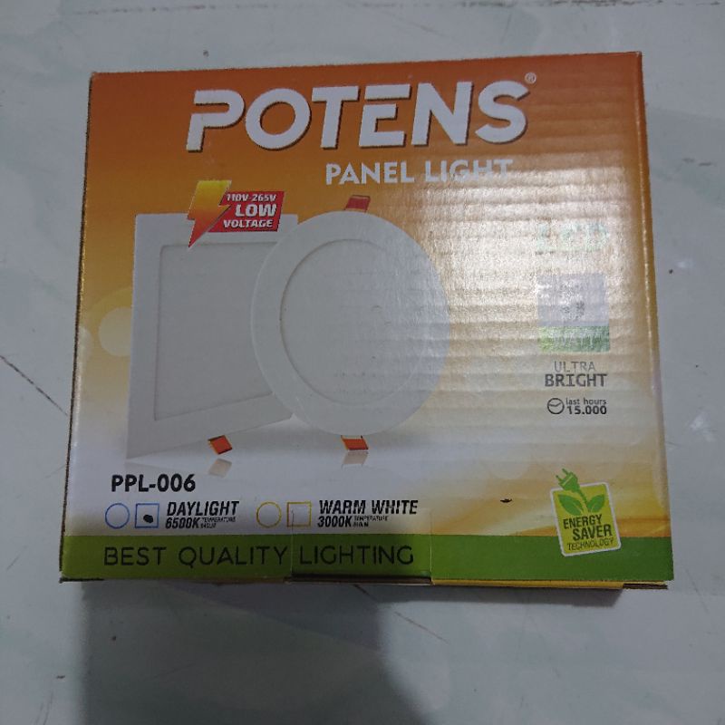 panel led potens ppl 6 watt