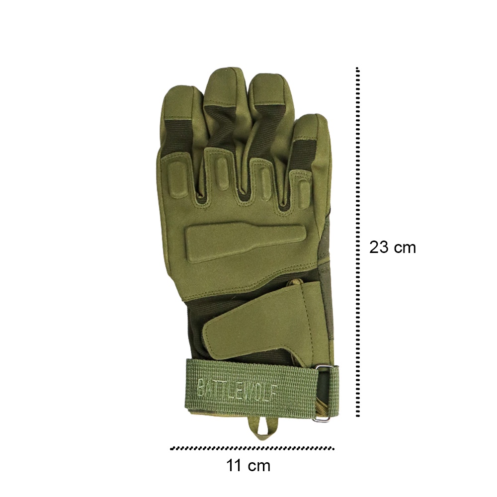 HellStorm Sarung Tangan Paintball Tactical Protective Gloves - Size L