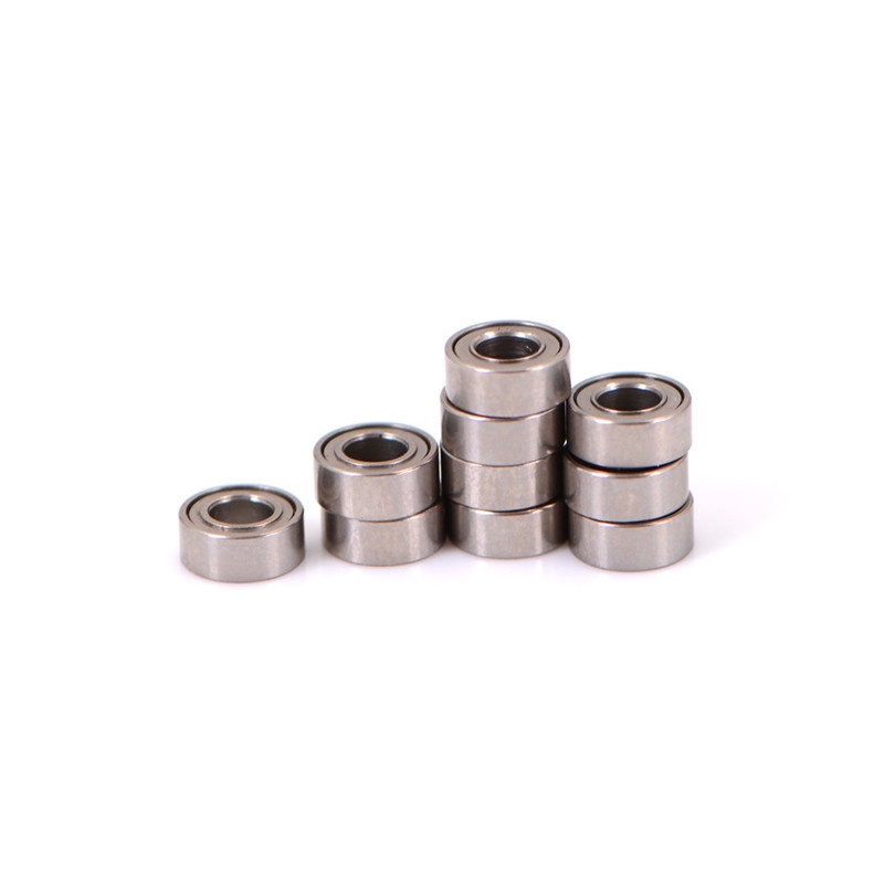 10pcs MR63ZZ Bola Bearing Mini Bahan Baja Ukuran 3x6 X 2.5mm