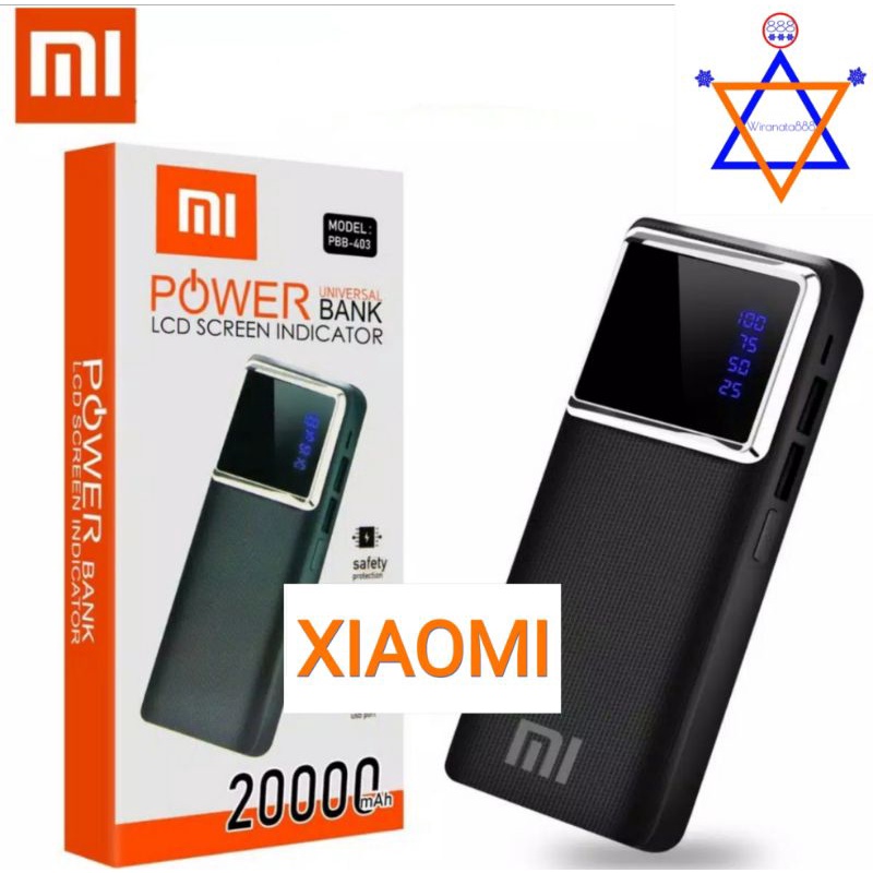 POWERBANK XIAOMI 506 20000MAH - HITAM