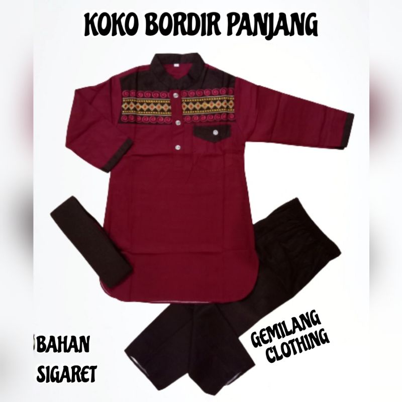 KOKO KURTA PANJANG // SET KOKO ANAK LAKI-LAKI USIA 4 SAMPAI 12 TAHUN // GEMILANG CLOTHING