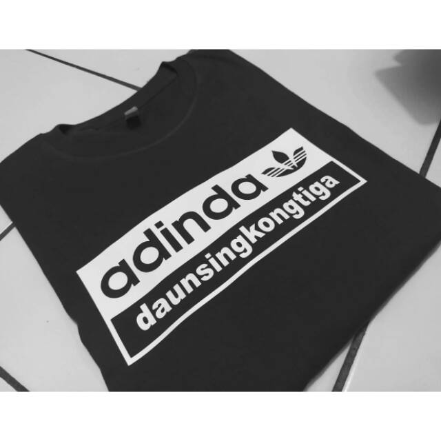 Kaos ADINDA daun singkong tiga