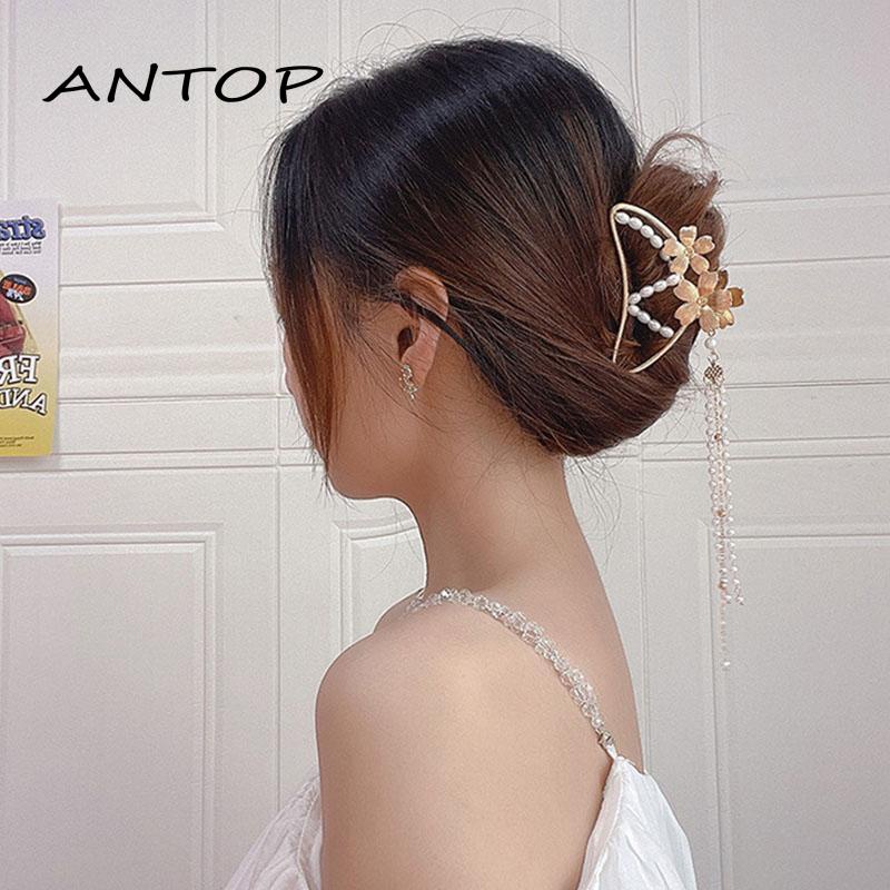 Butterfly Jepit Rambut Bentuk Kupu-Kupu Bahan Metal Ukuran Besar