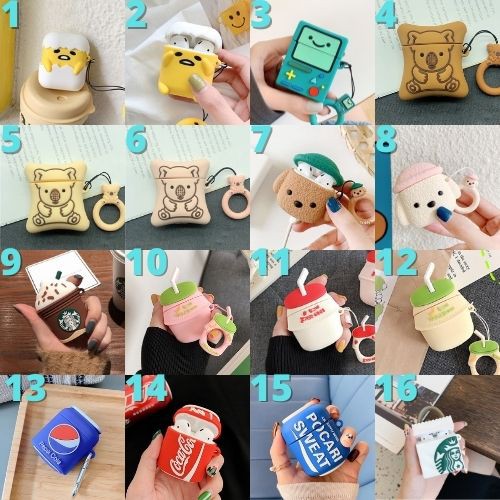 AirPod 2 Case | Gudetama Gameboy Koala Cute Puppy Yakult Yogurt Pepsi Coca Cola Pocari Starbucks