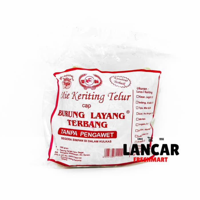 MIE KERITING CAP BURUNG LAYANG TERBANG 500GR