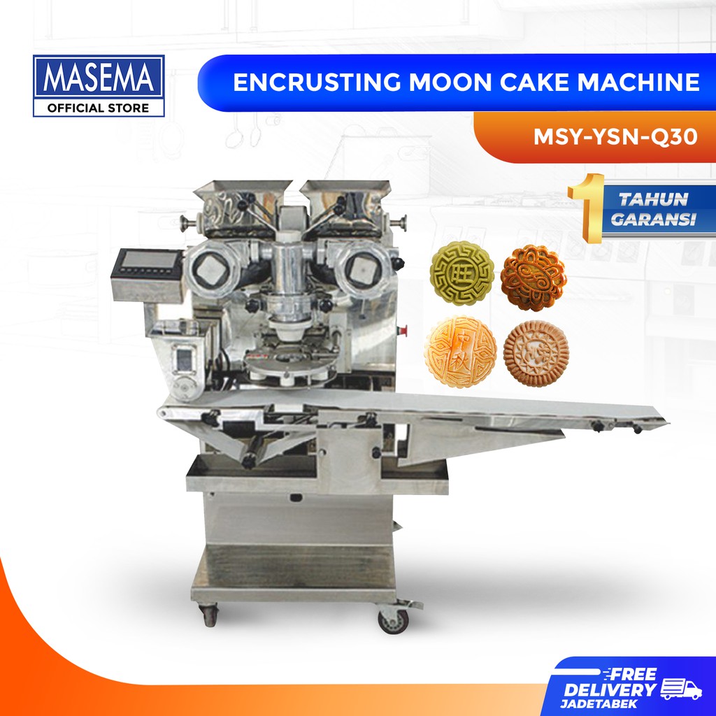 Masema Mesin Pencetak Biskuit Encrusting Moon Cake Machine MSK-400B