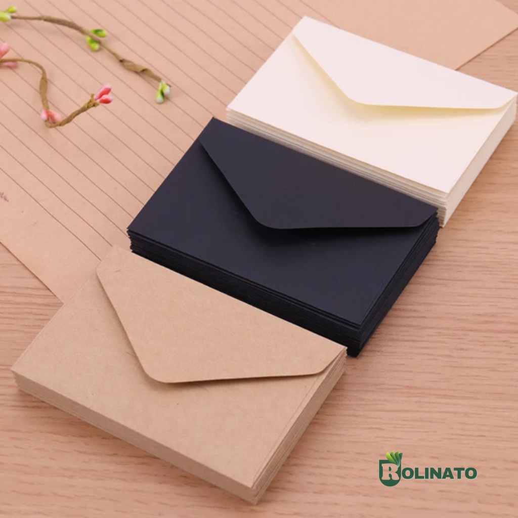 

Amplop Polos Ukuran 12x8 cm | Amplop Polos Warna Hitam Coklat Putih
