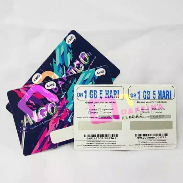Voucher Axis 1Gb Aigo 5HARI