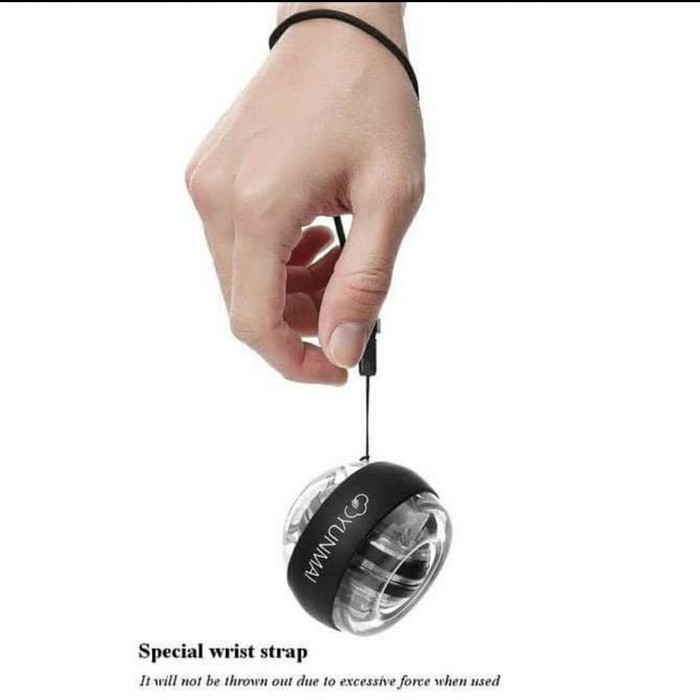 YUNMAI Powerball Gyro Spinner -Hand Grip alat latih otot tangan