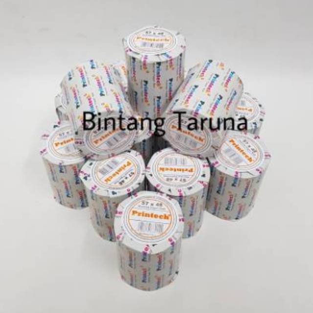 Kertas Mesin Kasir Printech 57x48 mm Kertas Thermal Printech 57 x 48mm