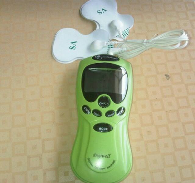 ALAT PIJIT PORTABLE DIGIWELL 2KABEL ALAT PIJAT MASSAGER PAKAI LISTRIK DAN BATERAI AKUPUNTUR TERAPI