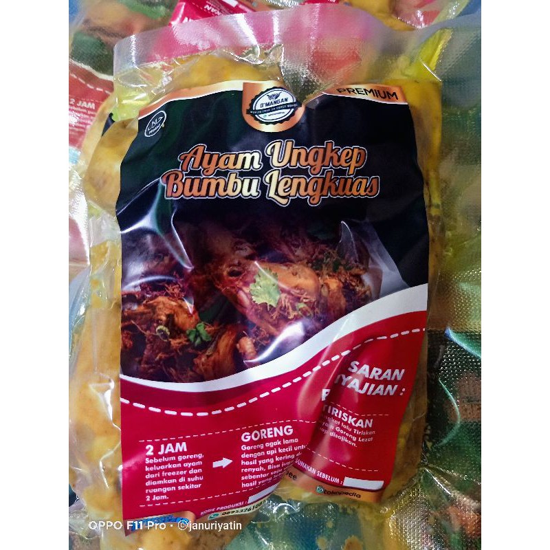 

dada ayam ungkep bumbu lengkuas