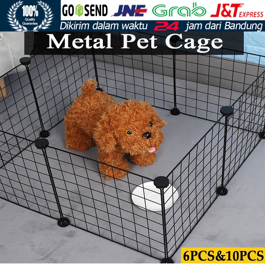 kandang pagar   kandang umbar besi lipat   kelinci kucing anjing kura kura diy pet cage for dog cat