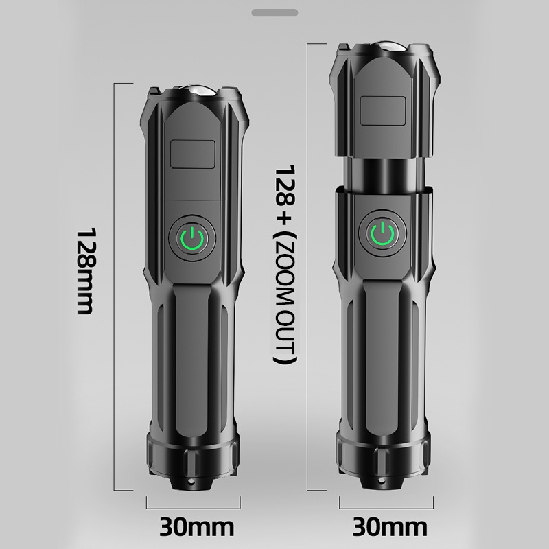 Senter Swat Led 36w  Senter Led Police Chargeable Senter Cas 3000 Lumen