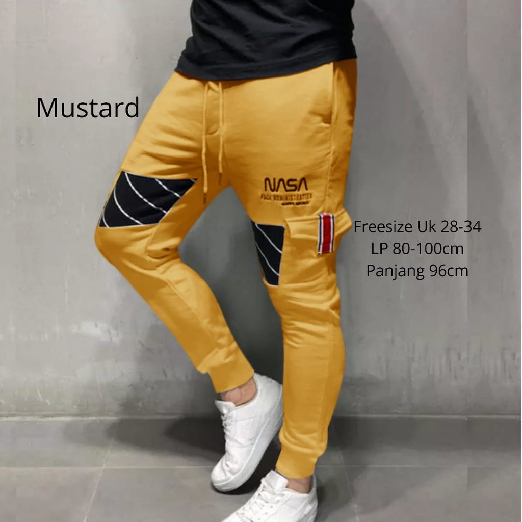 Celana Jogger Pria Panjang SweatPants Pria jogger Pants Nasa Pantai Training Santai Cowok original