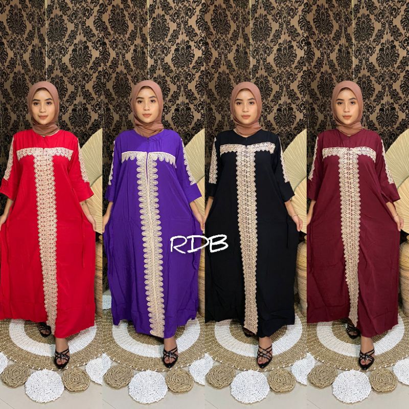 DASTER ARAB QUENA| RAYON SUPER GRADE A | RESLETING DEPAN BUSUI | RENDA MILO ORI | DASTER KEKINIAN-6