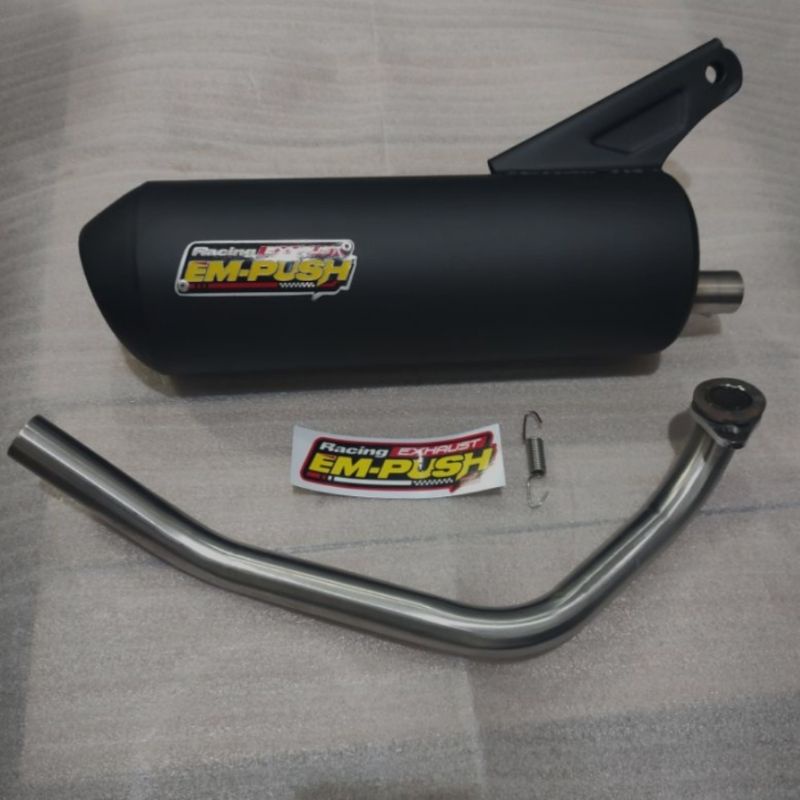 Knalpot Standar Racing Empush Exhaust MP7 Mpring Honda Genio Beat Scoopy 2020