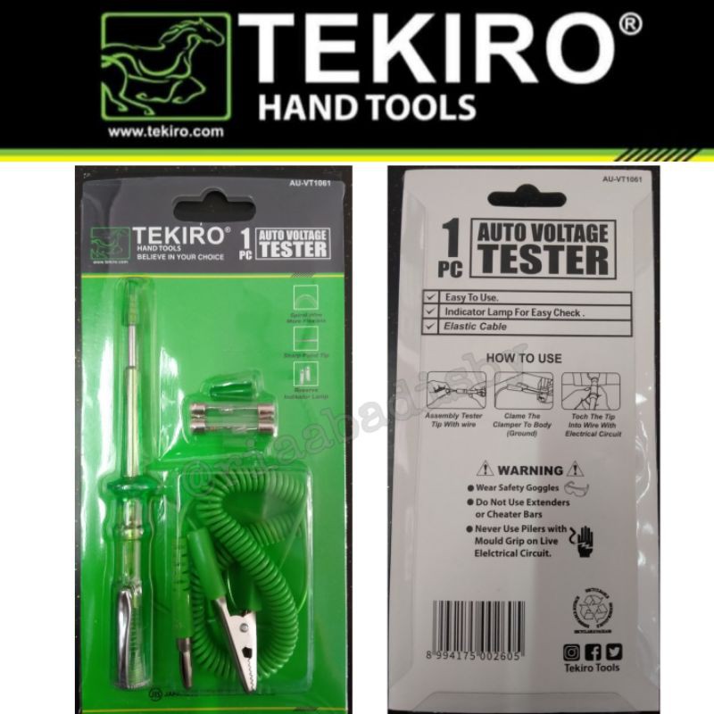 TESPEN DC AKI  AUTO VOLTAGE TESTER TEKIRO