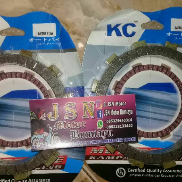 Kampas kopling racing satria fu