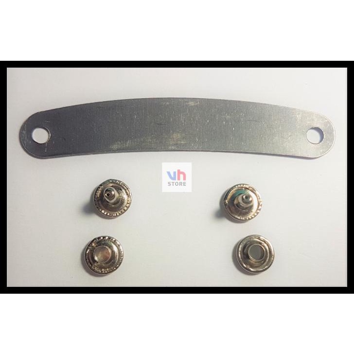 Klip Hidung Baja Fleksibel Penjepit Hidung Masker Diy Nose Bridge Clip - Abu-Abu