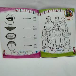 Buku Mewarnai Anak TK dan Paud Mengenal Dan Mewarnai 