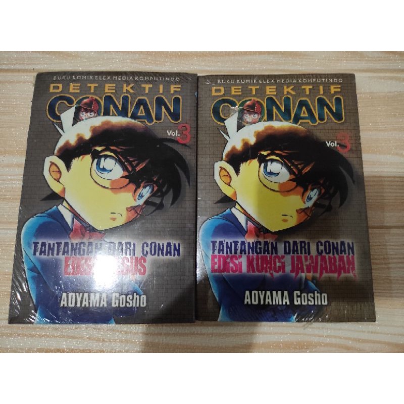 BUKU KOMIK DETEKTIF CONAN VOL.3 (100% BARU masih segel)