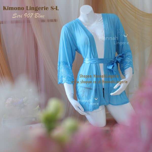 Lingerie Kimono S M L Baju Tidur Seksi Lingerie Transparan Lingerie Wanita Baju Malam Pertama // 907