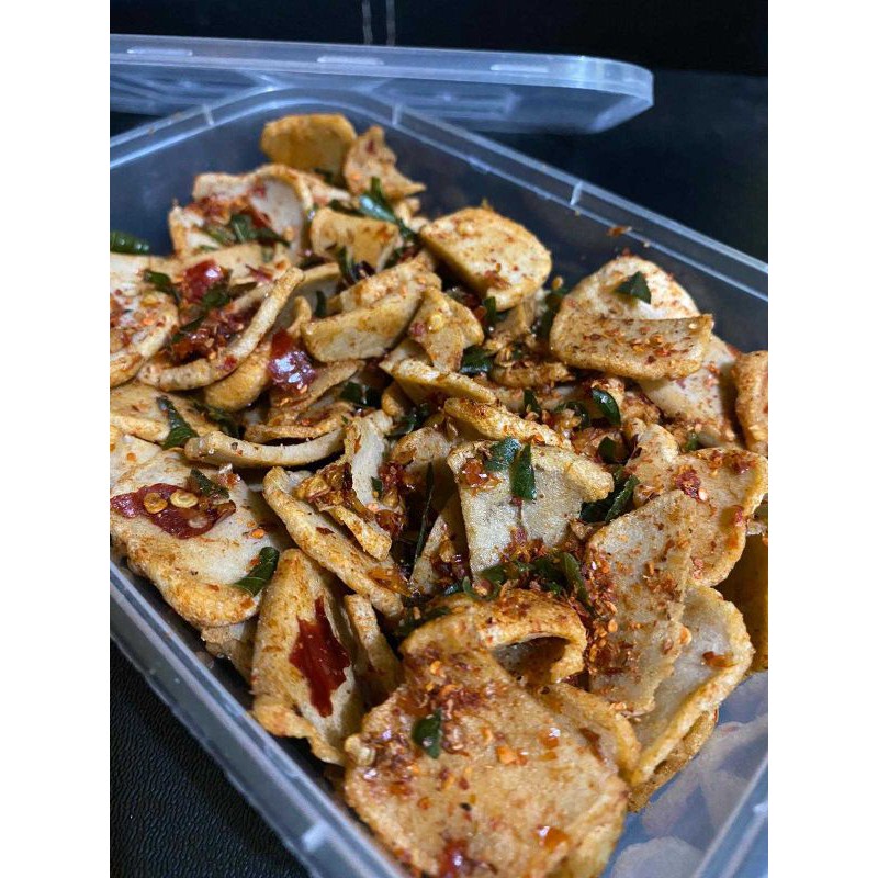 

Basreng bumbu daun jeruk 200grm