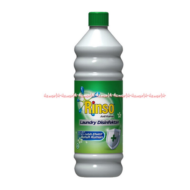 Rinso Anti Kuman Laundry Disinfektan Sabun Cair Efektif 450ml