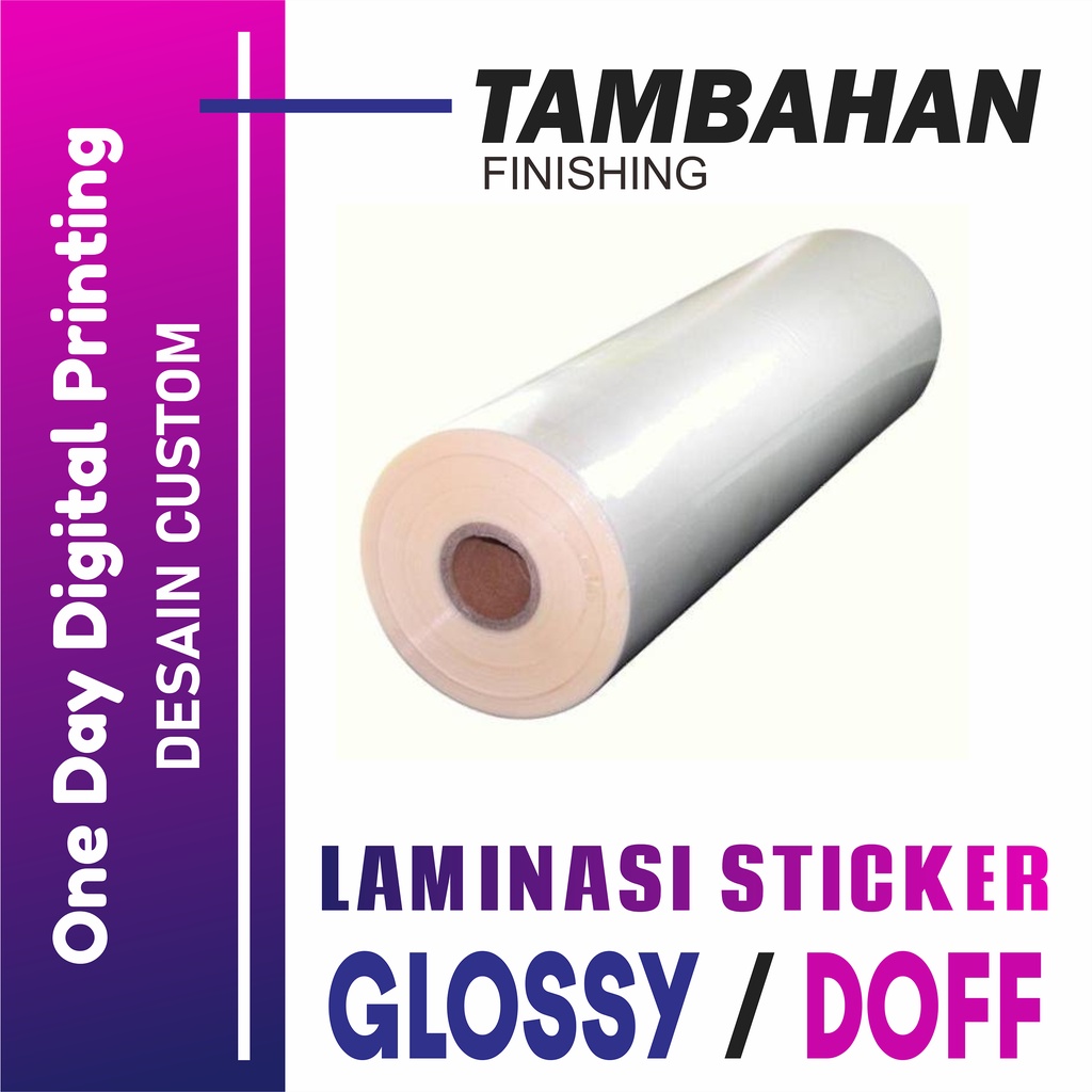 

LAMINASI GLOSSY / DOFF A3