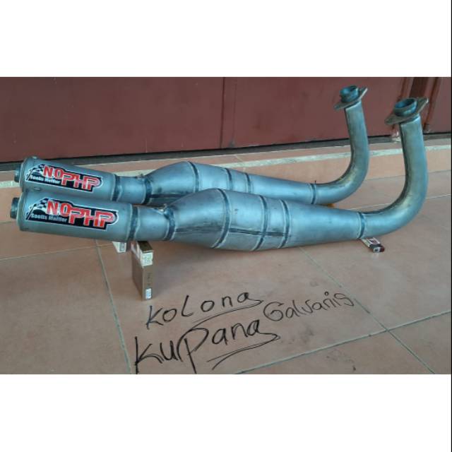 MURAH  KNALPOT RACING NO PHP KOLONG KUPANG GALVANIS RX KING RXK RXS SPESIAL BLAYER