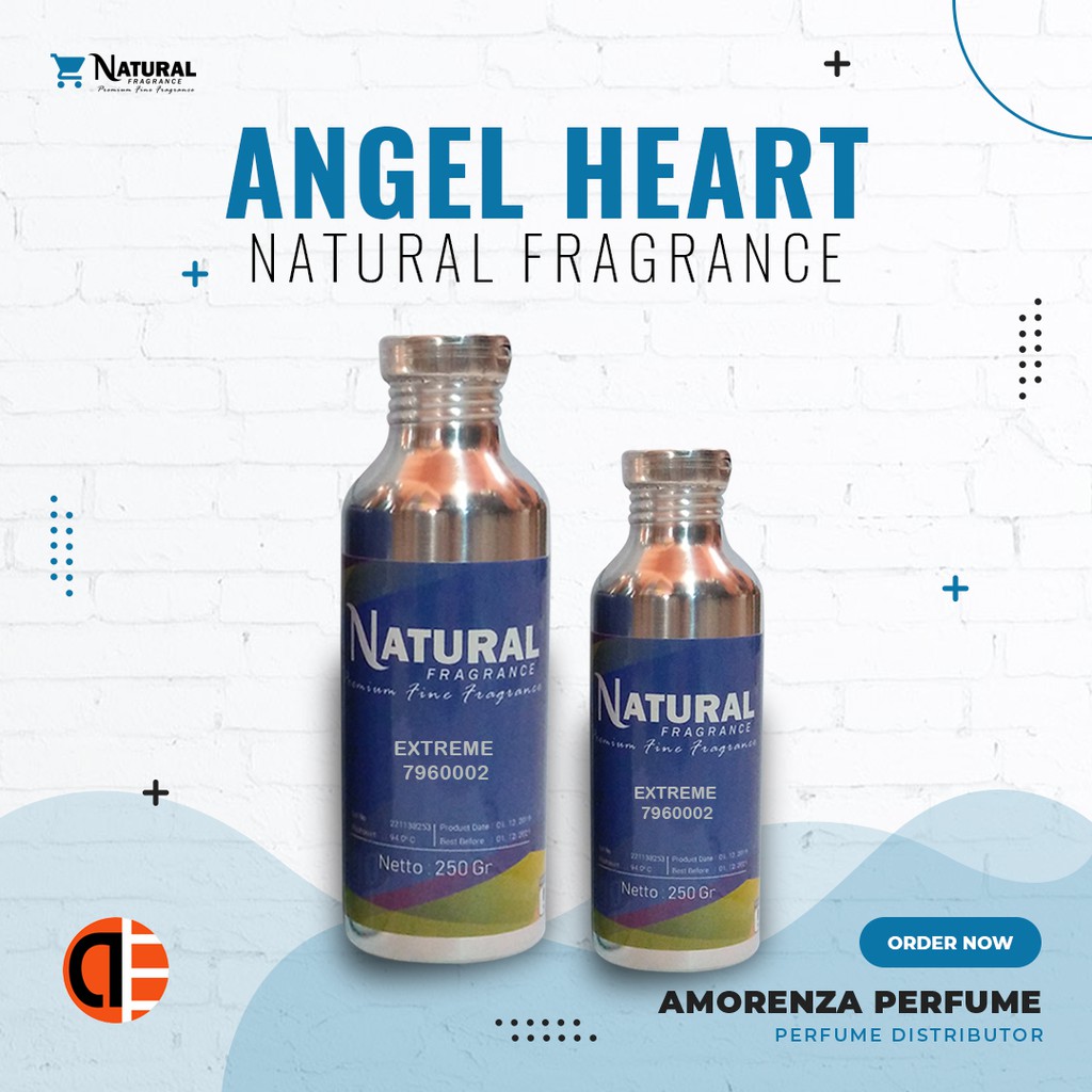 BIBIT PARFUM MURNI ANGEL HEART - ANGIE NATURAL FRAGRANCE 250 ML SEGEL PABRIK