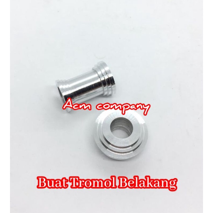 Fulset Bosh Bos Boshing Roda Tromol Variasi Chrome Buat Rx king - Depan Belakang Rxking-3