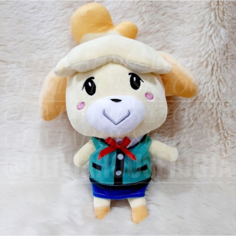 Boneka Isabelle Animal Crossing Baju Hijau Import Tag Boneka Animal Crossing Isabelle Import Tag